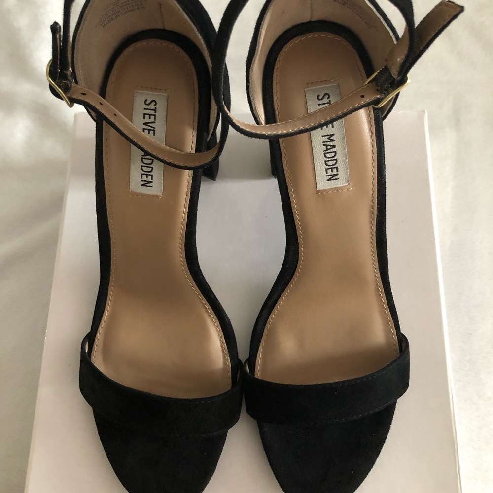 Carrson Black Suede Steven Madden